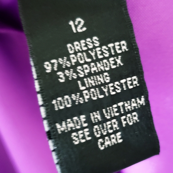 AGB Violet Dress - Picture 4 of 9